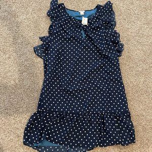 NWT J.Crew Polka Dot Shift Dress - Small
